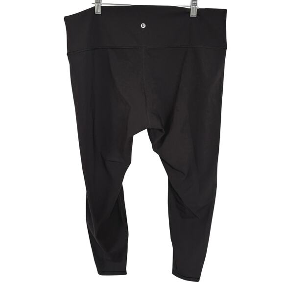 Lululemon Black Ankle Full Length Leggings Plus Size 20 - Picture 3 of 7